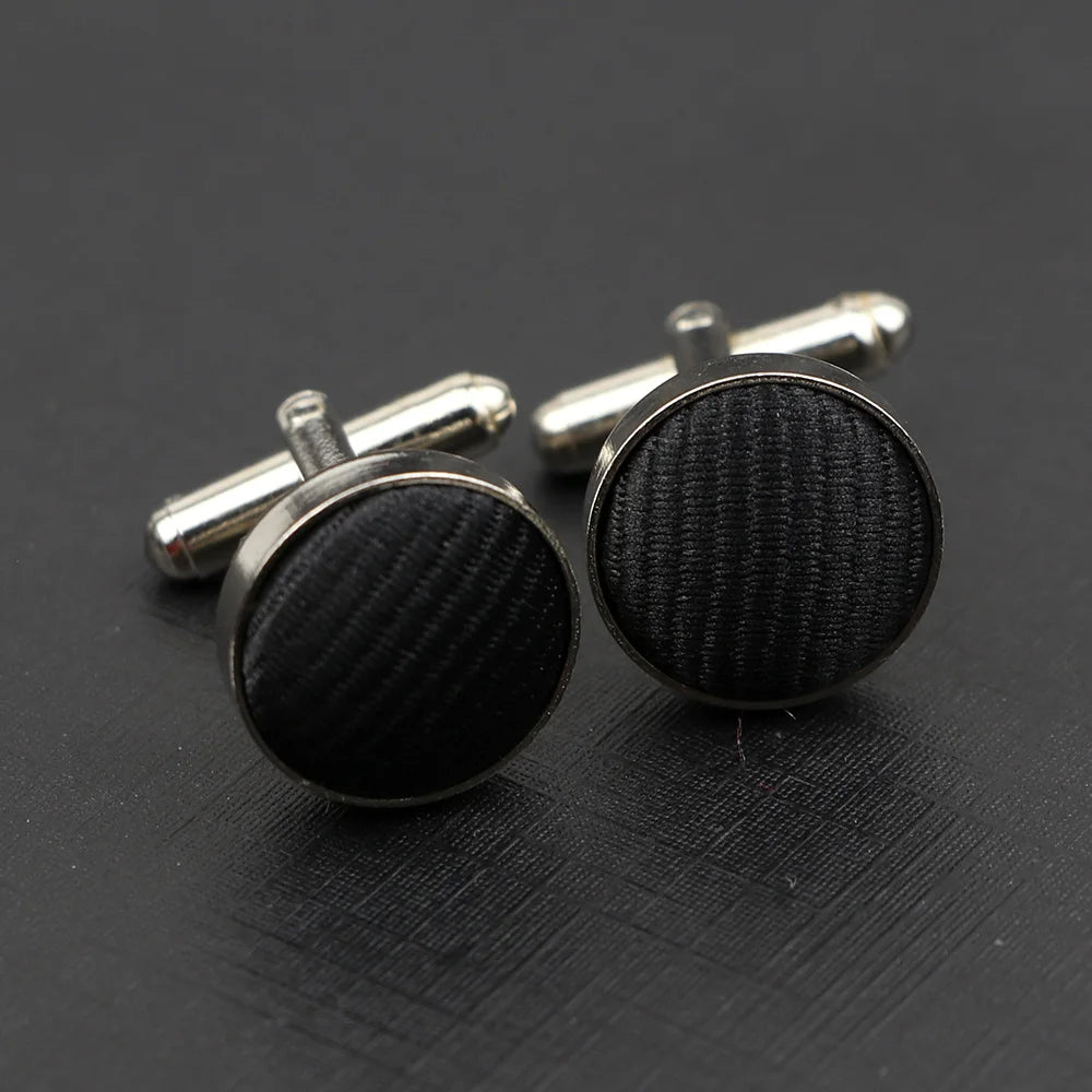 Gestreifte-Manschettenknöpfe – Klassische Herren Hemd-Accessoires