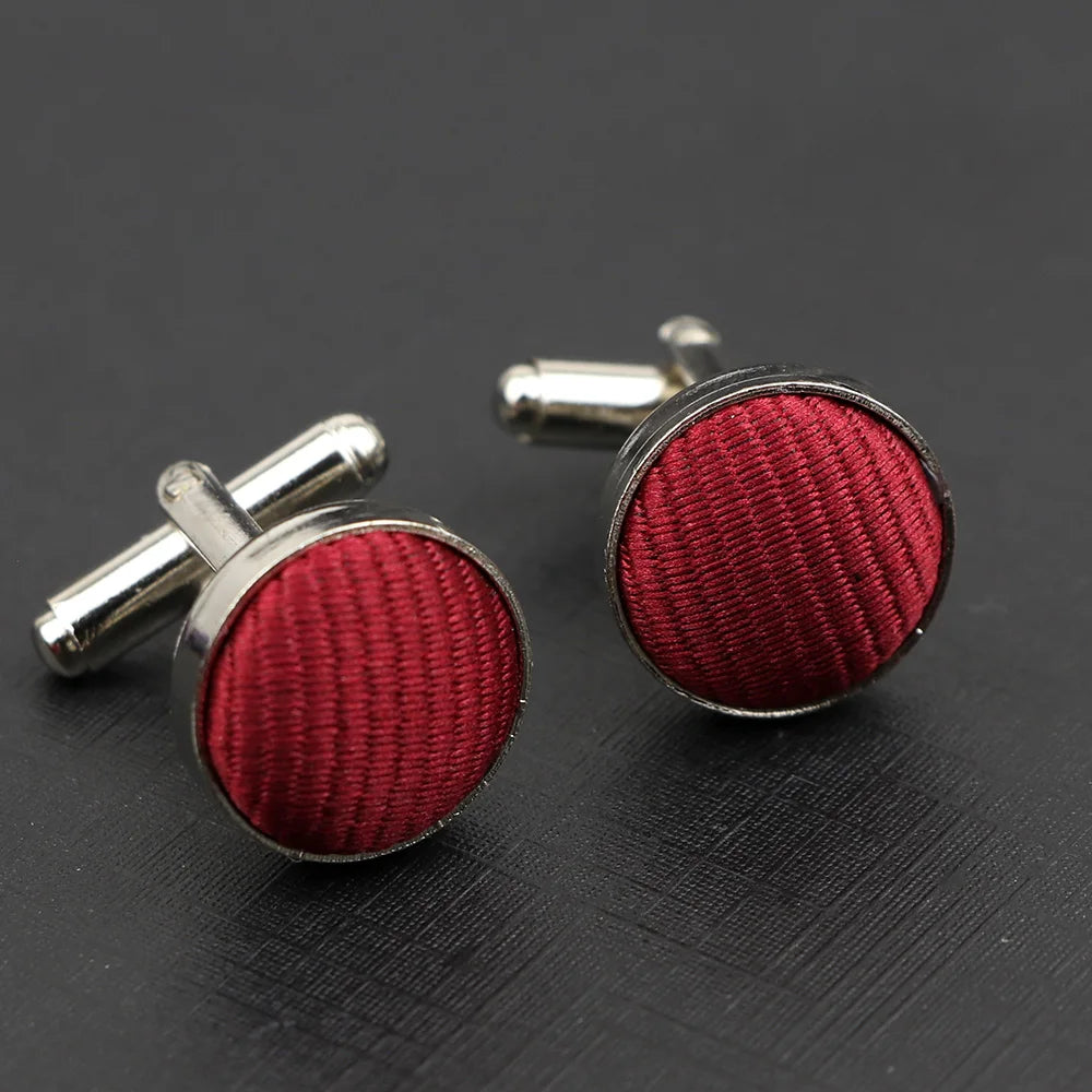 Gestreifte-Manschettenknöpfe – Klassische Herren Hemd-Accessoires
