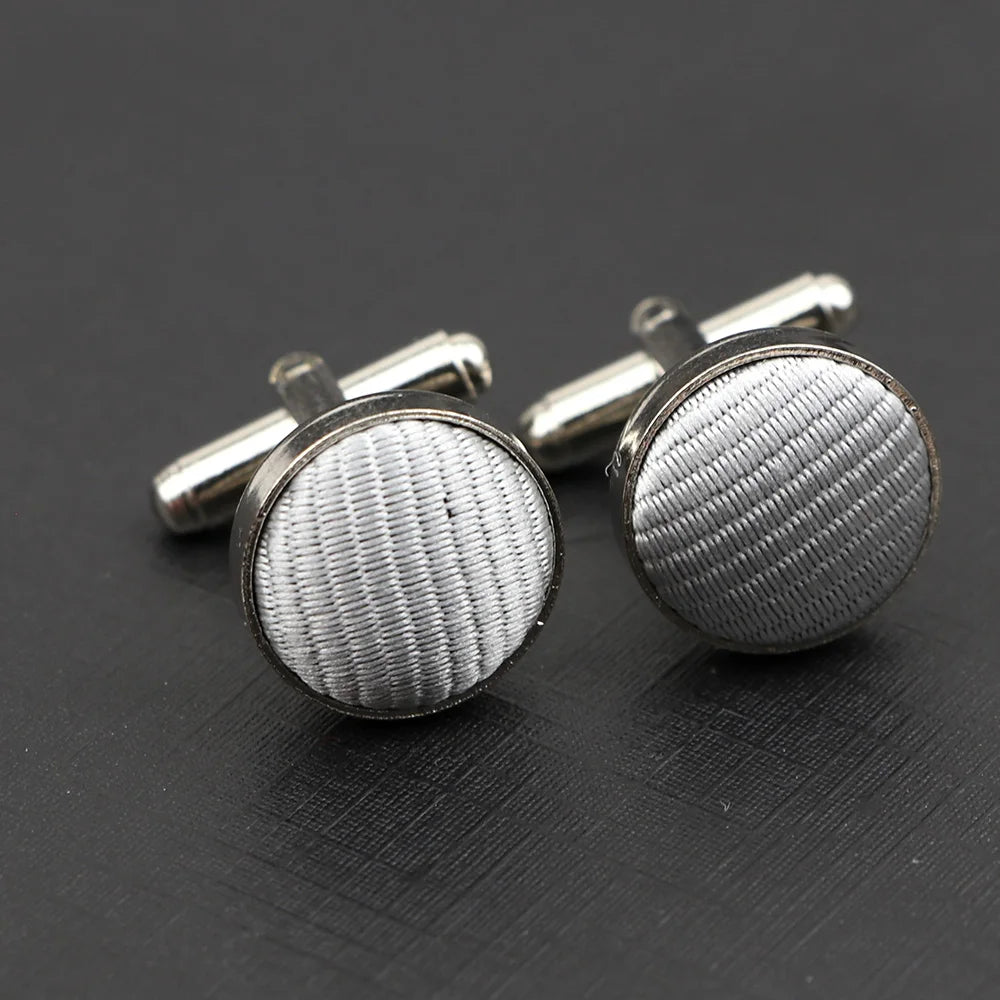 Gestreifte-Manschettenknöpfe – Klassische Herren Hemd-Accessoires