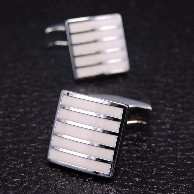 Luxuriöse Quadratische Kupfer-Manschettenknöpfe – Herren Hemd-Accessoires