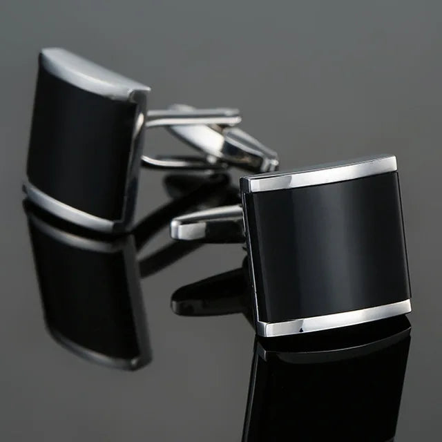 Luxuriöse Quadratische Kupfer-Manschettenknöpfe – Herren Hemd-Accessoires