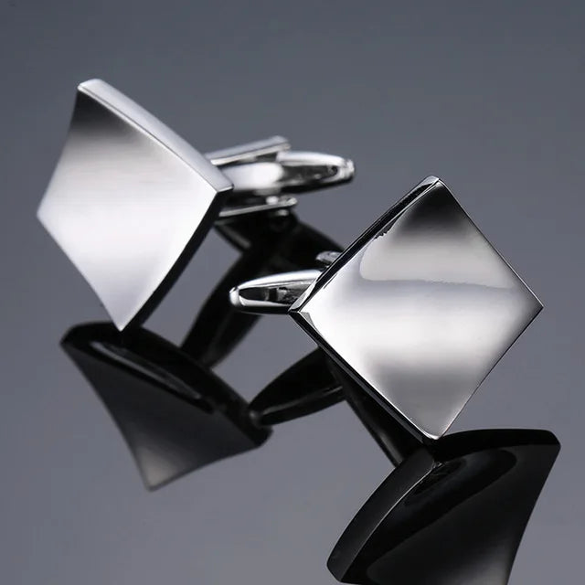 Luxuriöse Quadratische Kupfer-Manschettenknöpfe – Herren Hemd-Accessoires