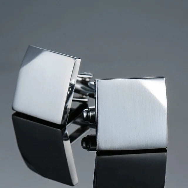 Luxuriöse Quadratische Kupfer-Manschettenknöpfe – Herren Hemd-Accessoires