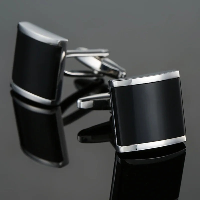 Luxuriöse Quadratische Kupfer-Manschettenknöpfe – Herren Hemd-Accessoires