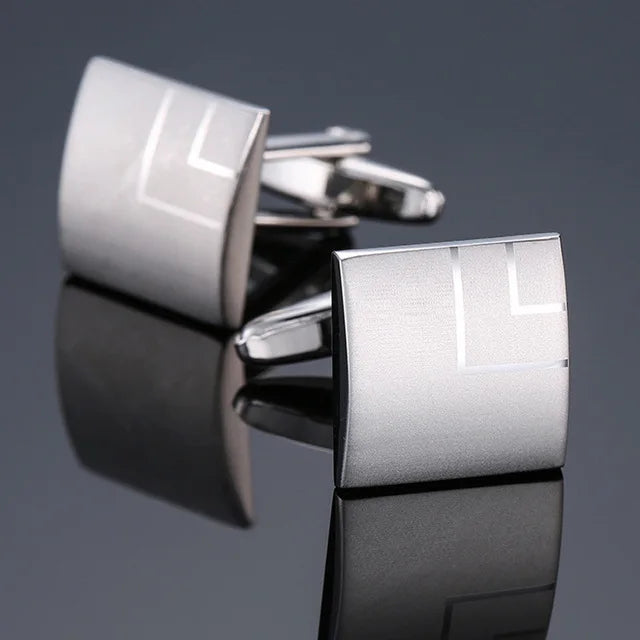 Luxuriöse Quadratische Kupfer-Manschettenknöpfe – Herren Hemd-Accessoires