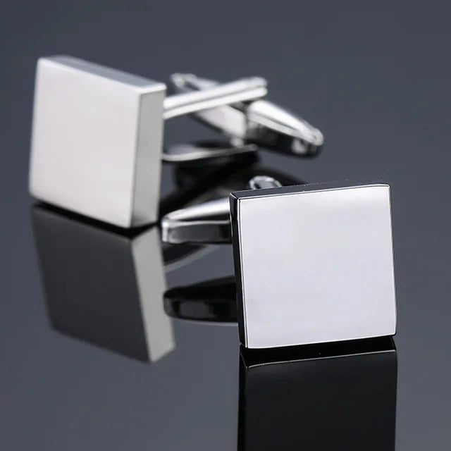 Luxuriöse Quadratische Kupfer-Manschettenknöpfe – Herren Hemd-Accessoires