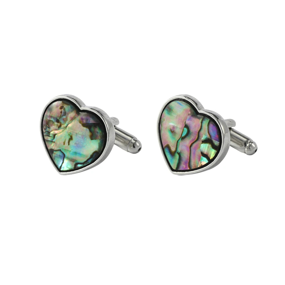 Abalone-Muschel Manschettenknöpfe – Elegante Herren Hemd- & Anzug-Accessoires
