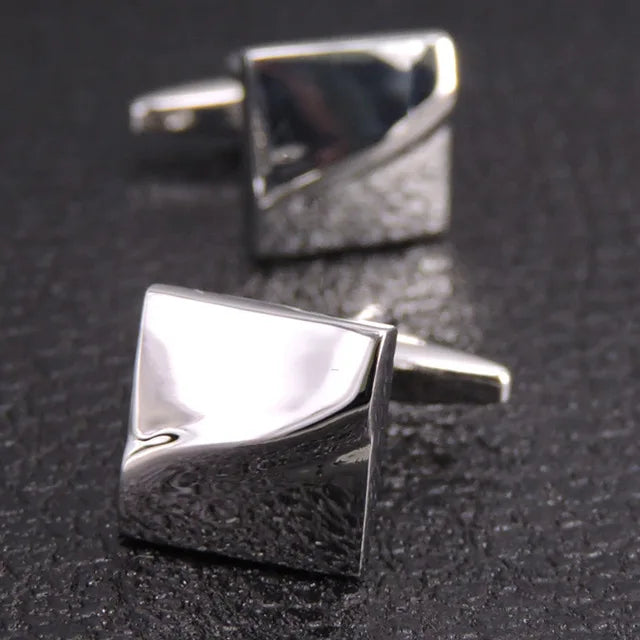 Luxuriöse Quadratische Kupfer-Manschettenknöpfe – Herren Hemd-Accessoires