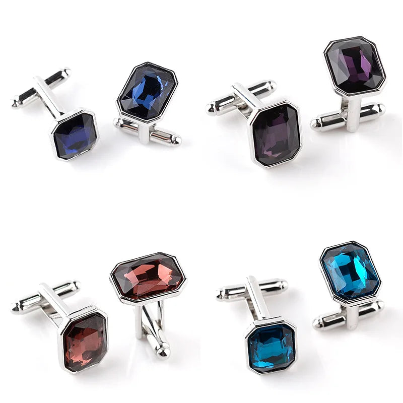 Luxuriöse Farbige Manschettenknöpfe – Elegante Anzug-Accessoires für Herren